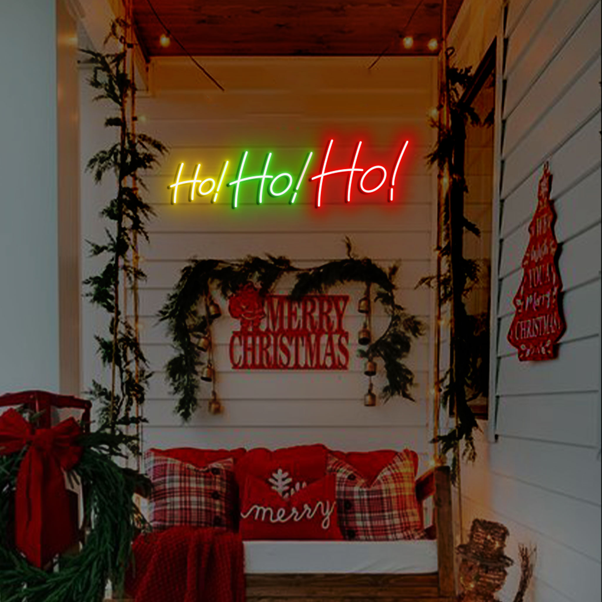 Christmas Ho Ho Ho Neon Sign