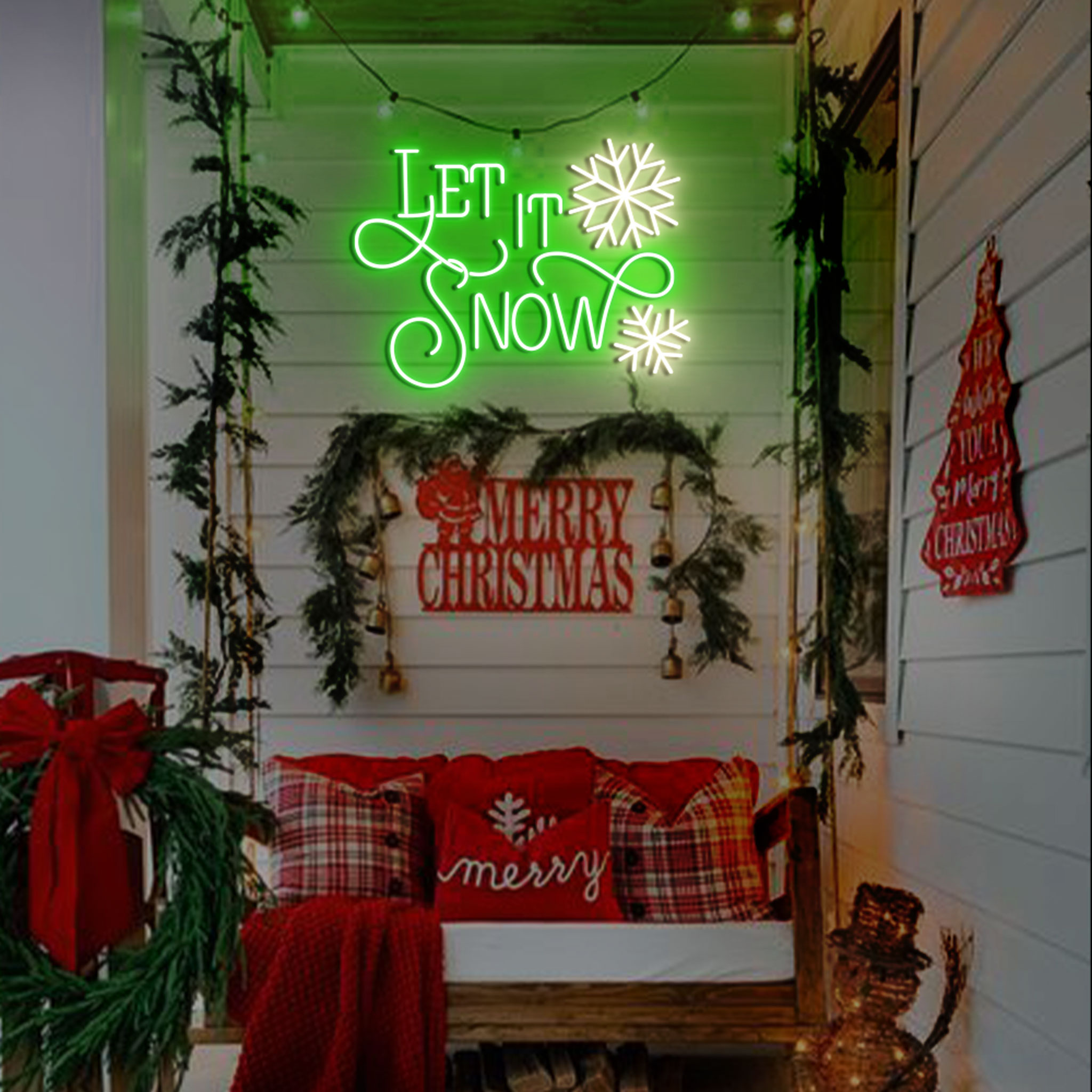 Let It Snow Neon Sign