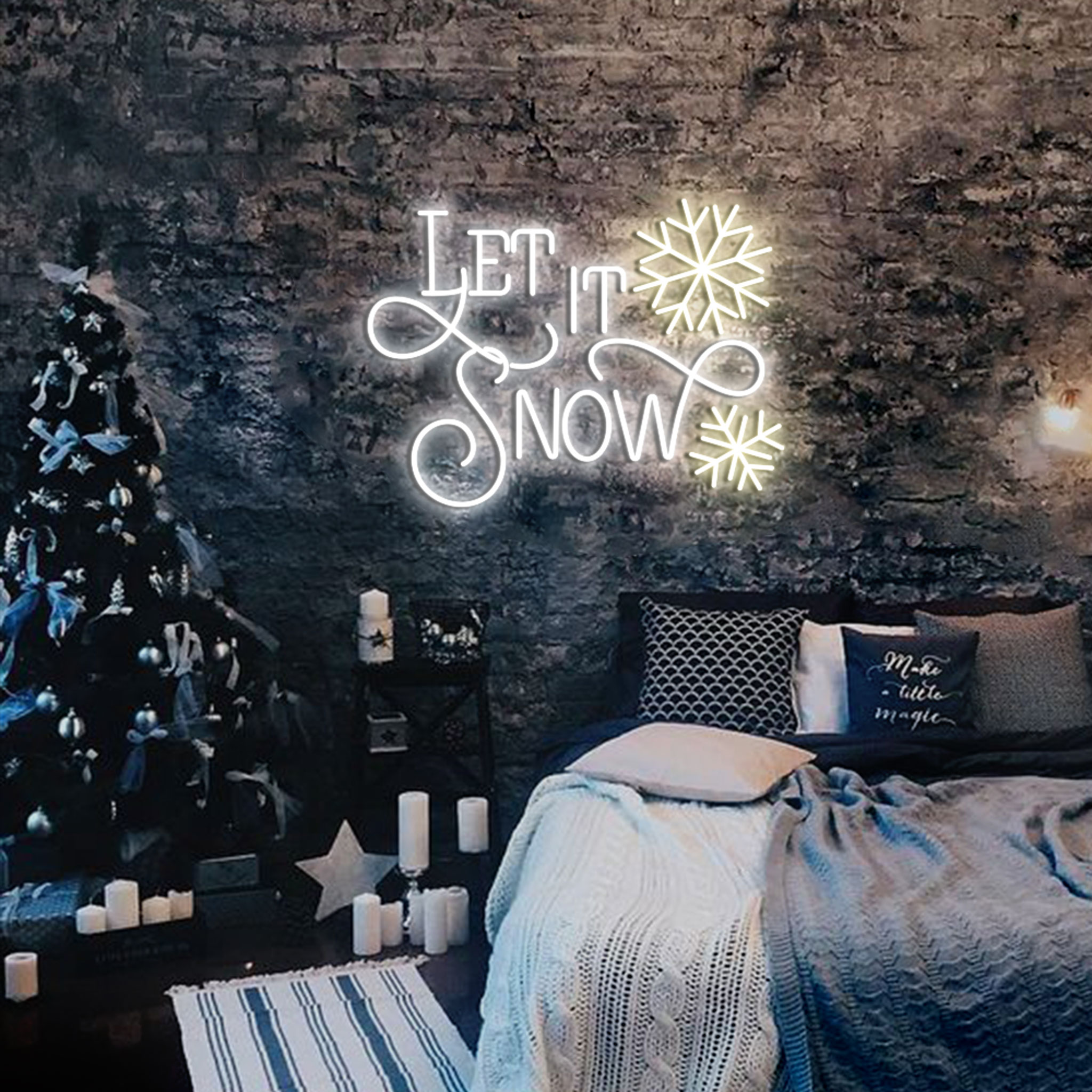 Let It Snow Neon Sign