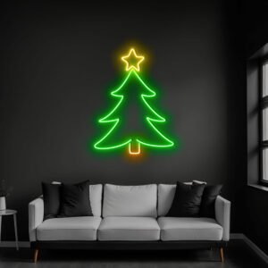 Christmas Pine Tree Neon Sign