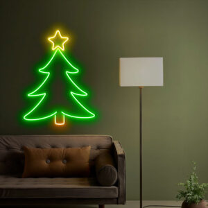 Christmas Pine Tree Neon Sign