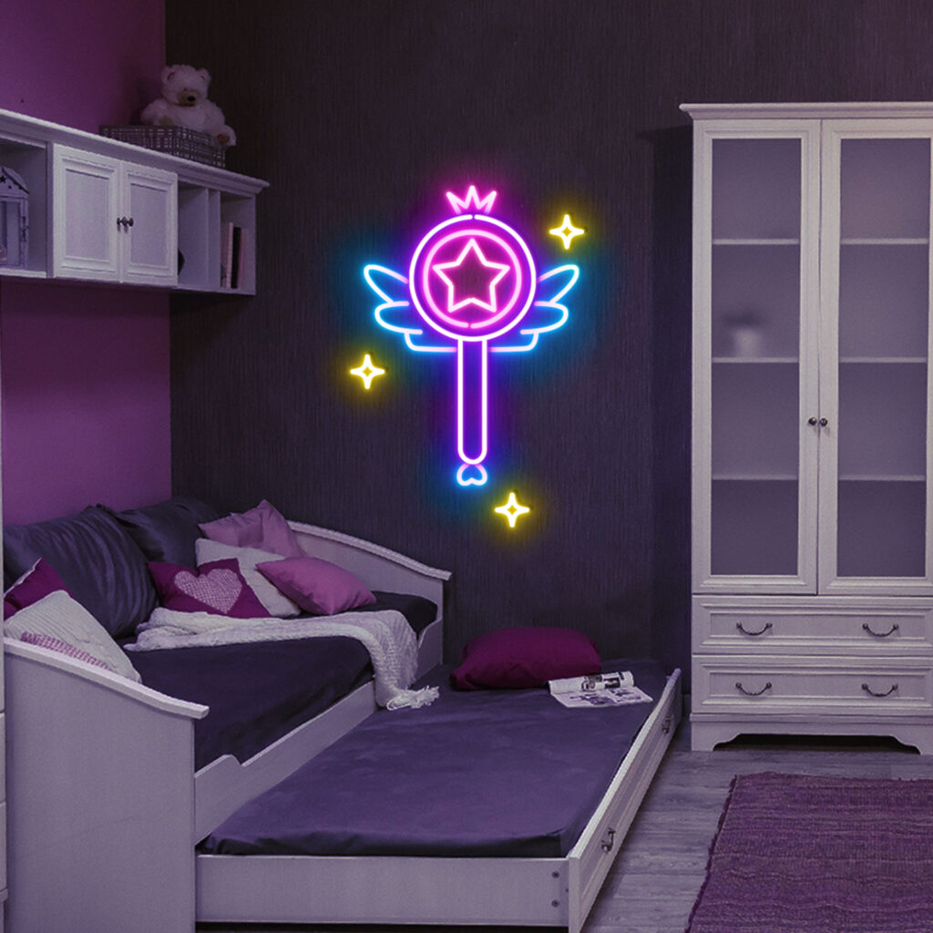 Magic Stick Sailor Moon Neon Sign 2