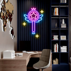 Magic Stick Sailor Moon Neon Sign