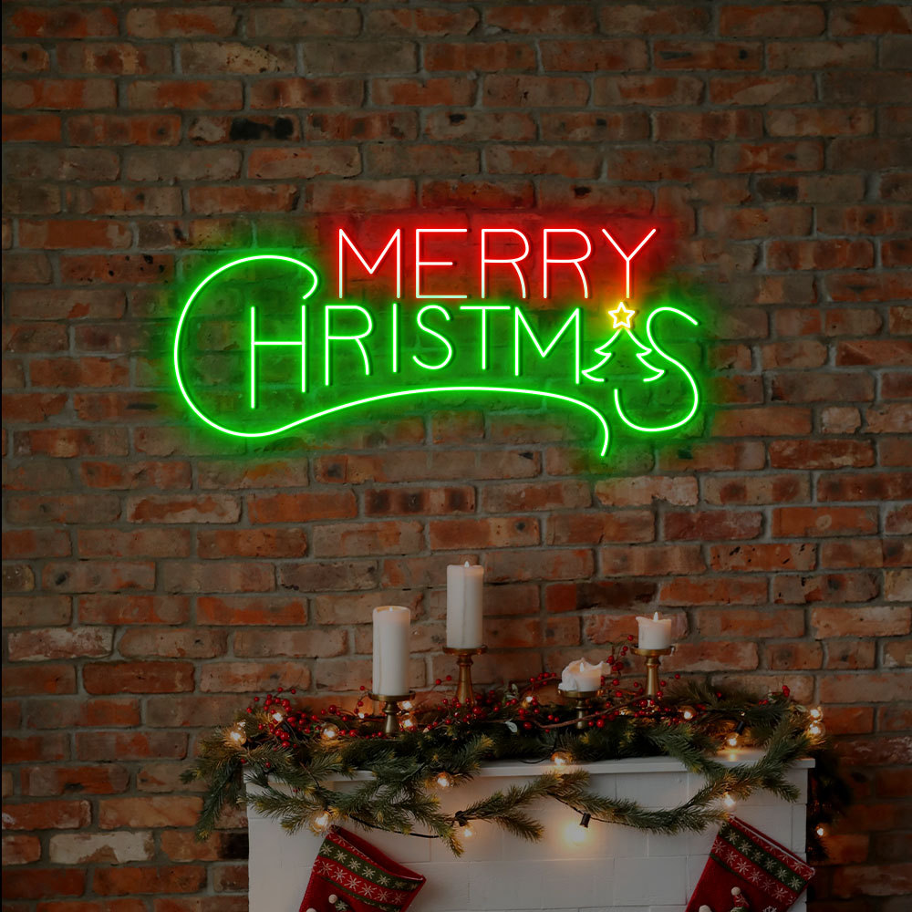 Merry Christmas Custom Neon Sign