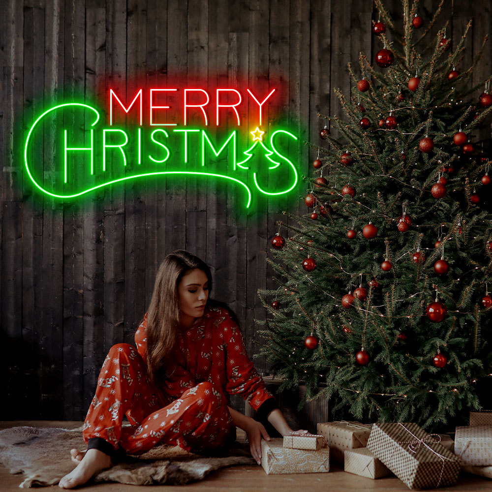 Merry Christmas Custom Neon Sign