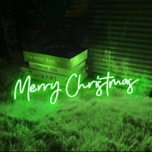 Merry Christmas neon sign