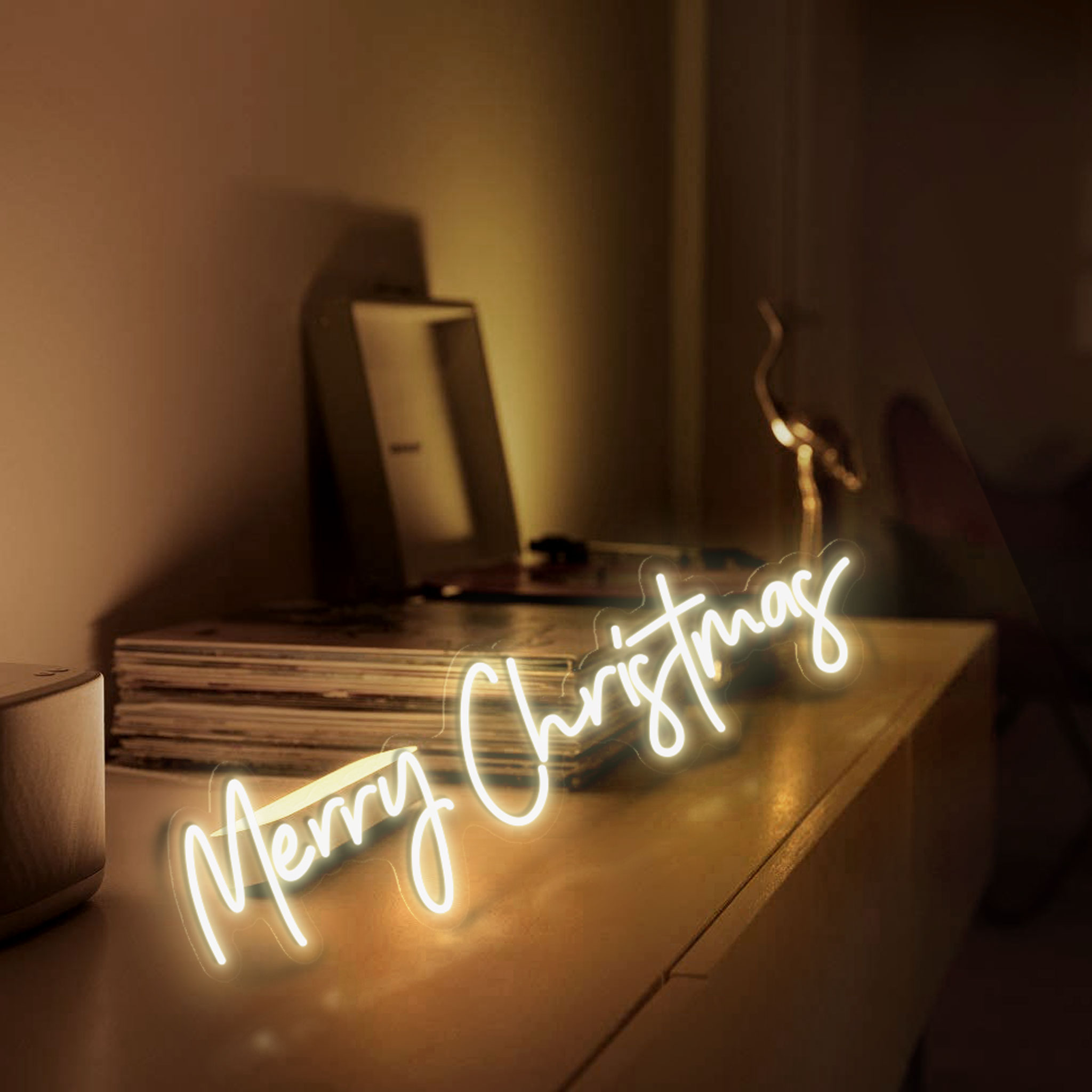 Merry Christmas neon sign