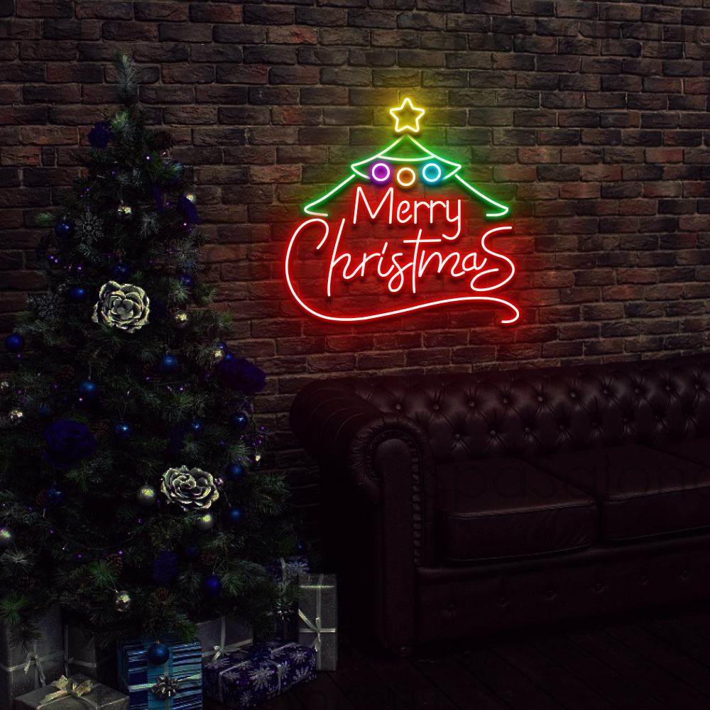 Merry Christmas Neon Sign