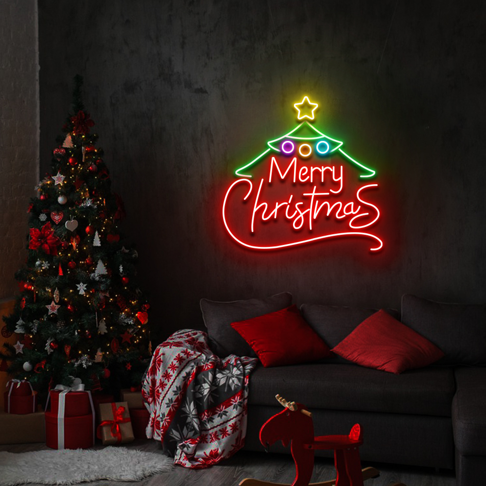 Merry Christmas Neon Sign