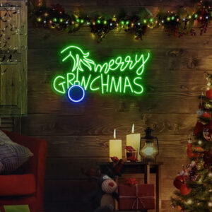 Merry Grinchmas Neon Sign