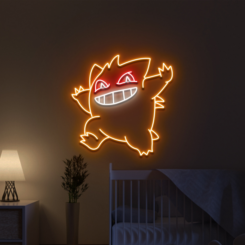 Pokemon Gengar Neon Led Sign