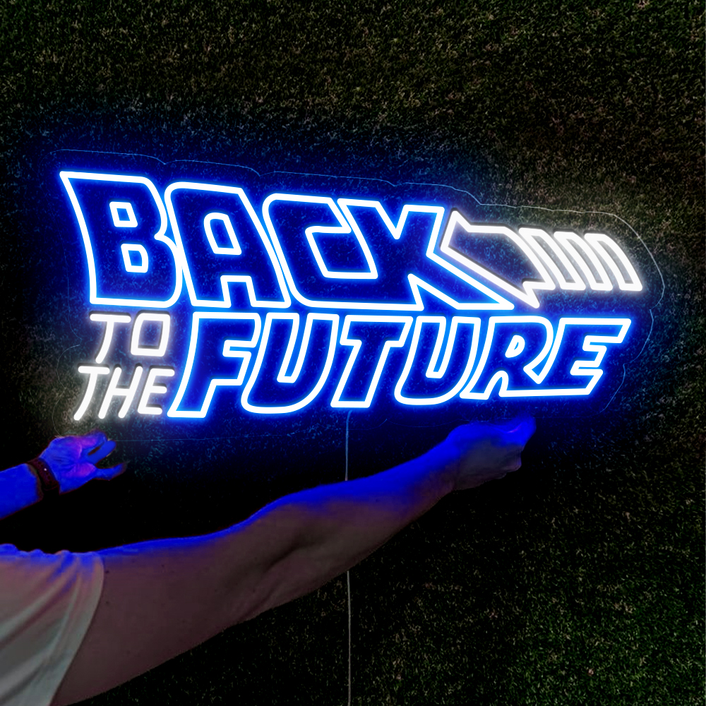 Back to the Future Neon Sign