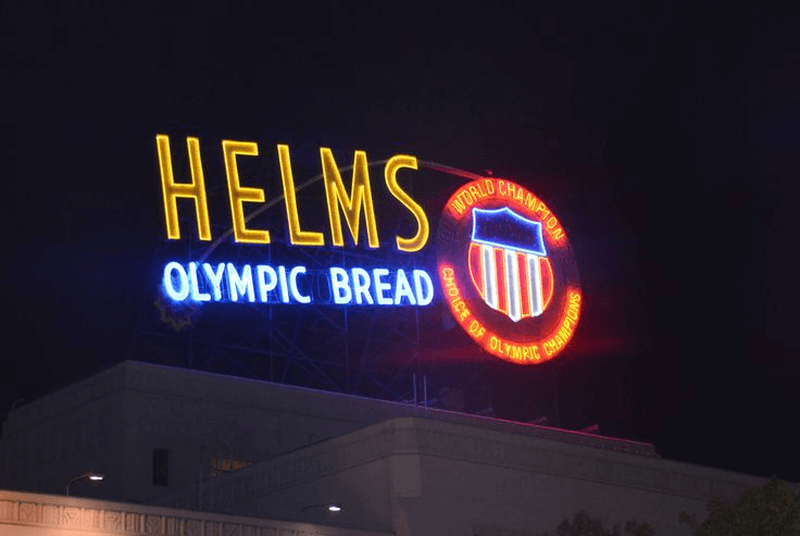 Custom Neon Signs Los Angeles: Helms Bakery