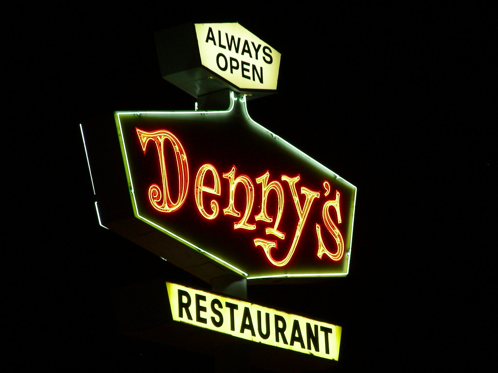 Custom Neon Signs Orange County: Denny’s - San Clemente, CA