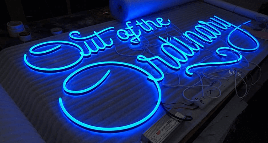 How do LED neon signs work?