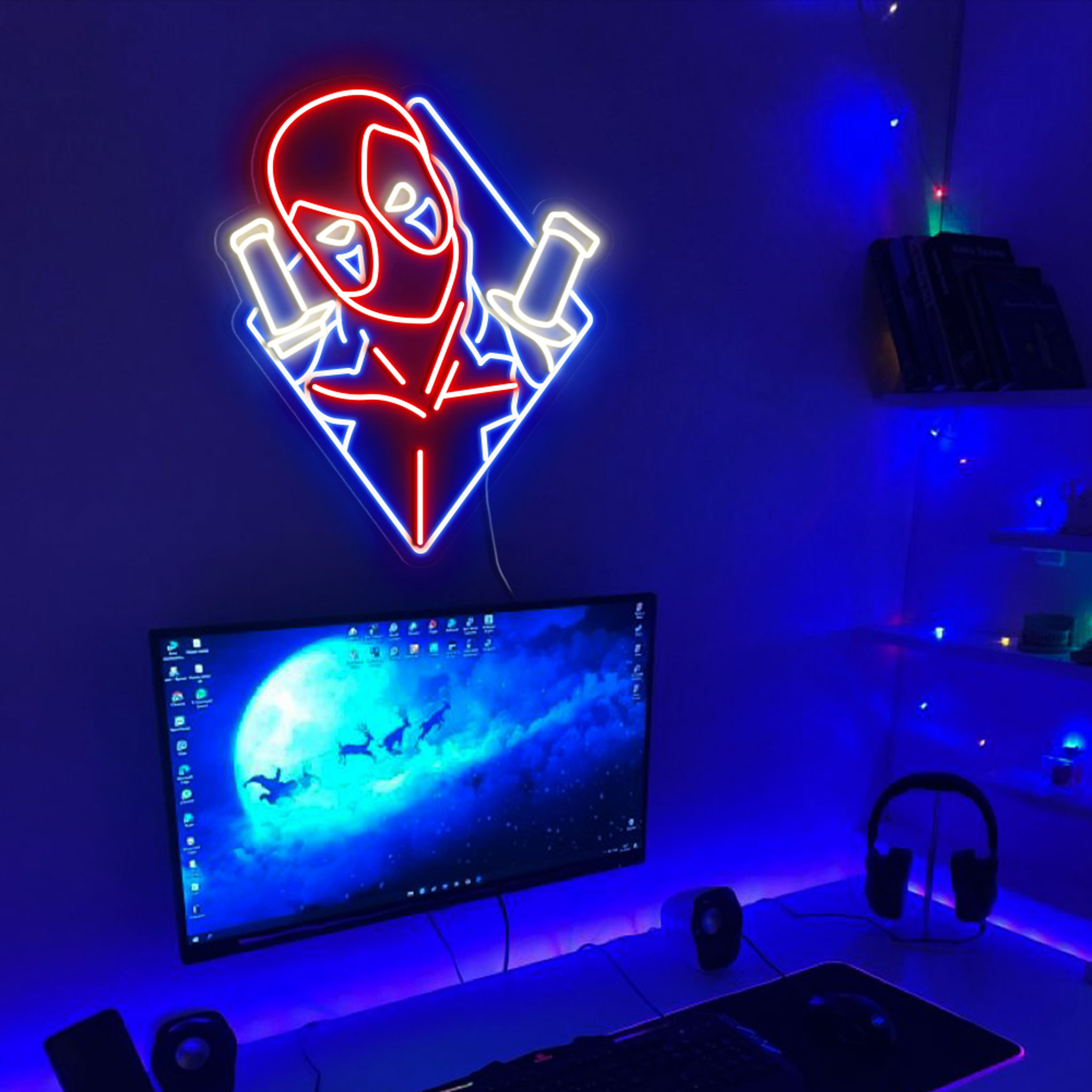 Deadpool Neon Sign