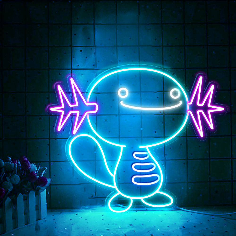 Axolotl Anime Neon Sign 4