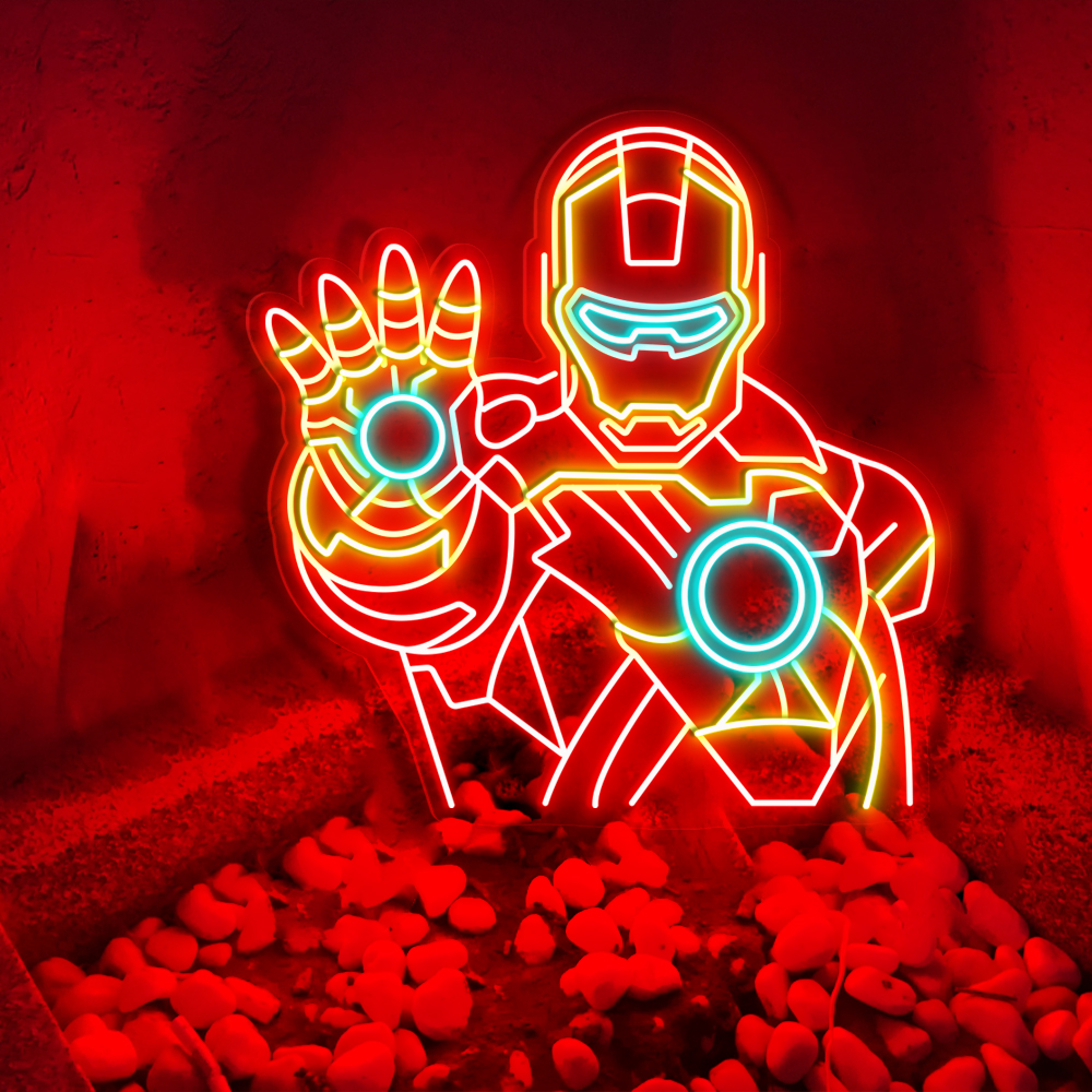 Iron Man Neon Sign