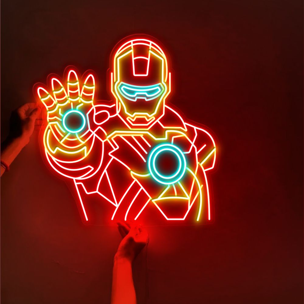 Iron Man Neon Sign