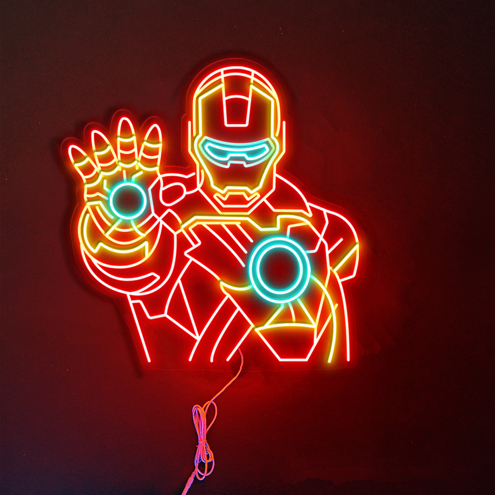 Iron Man Neon Sign