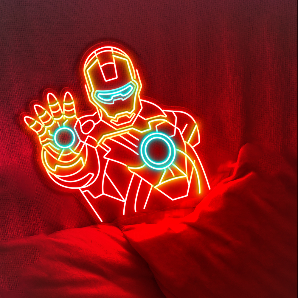 Iron Man Neon Sign