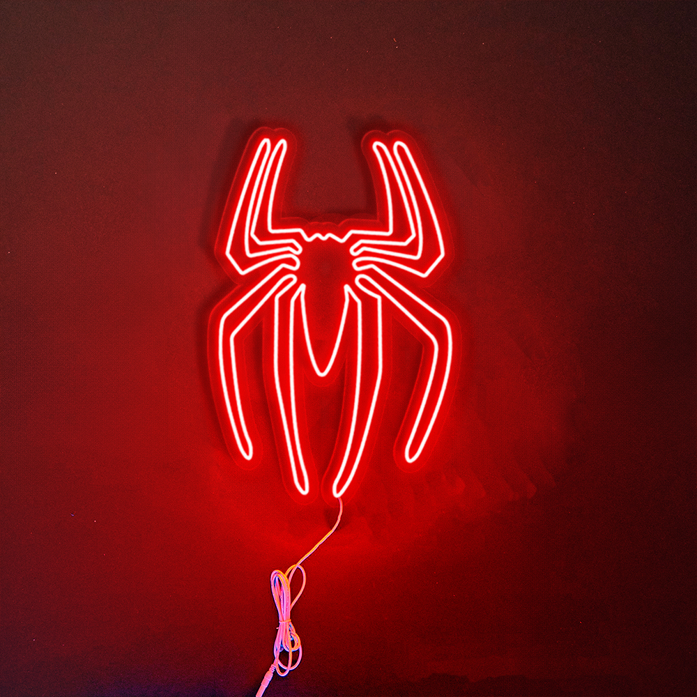Sp𝔦der Neon Sign