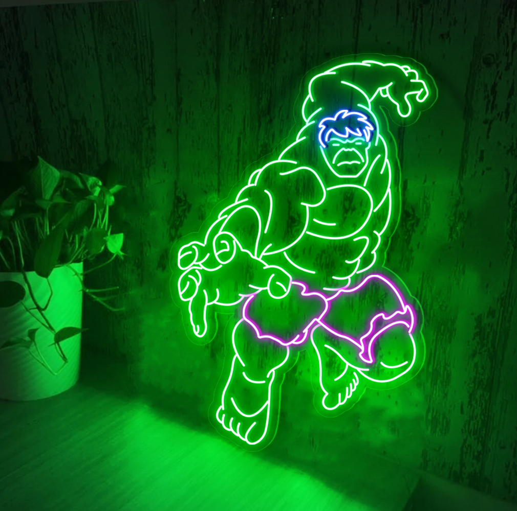 HULK Neon Sign