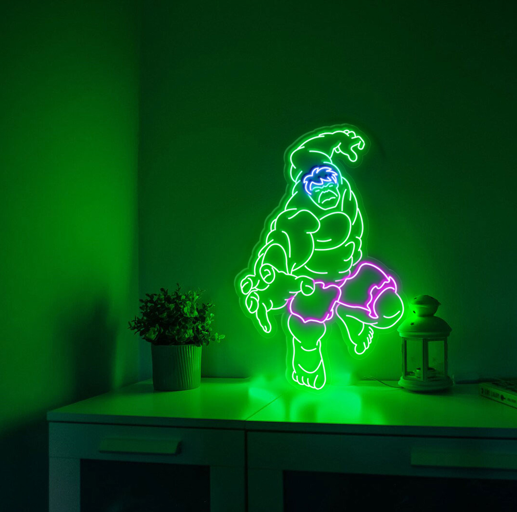 HULK Neon Sign