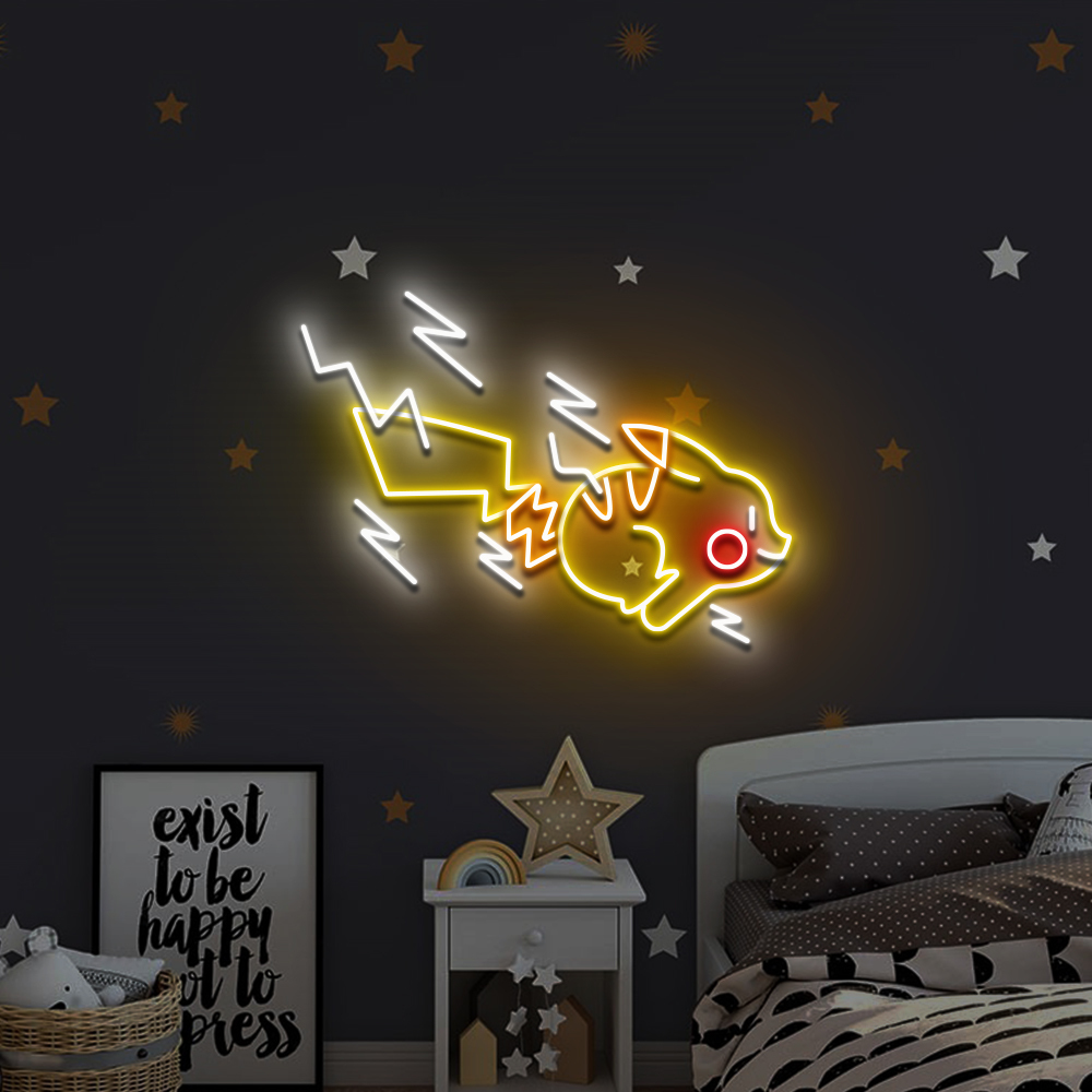 Pokemon Anime Pikachu Neon Led Sign