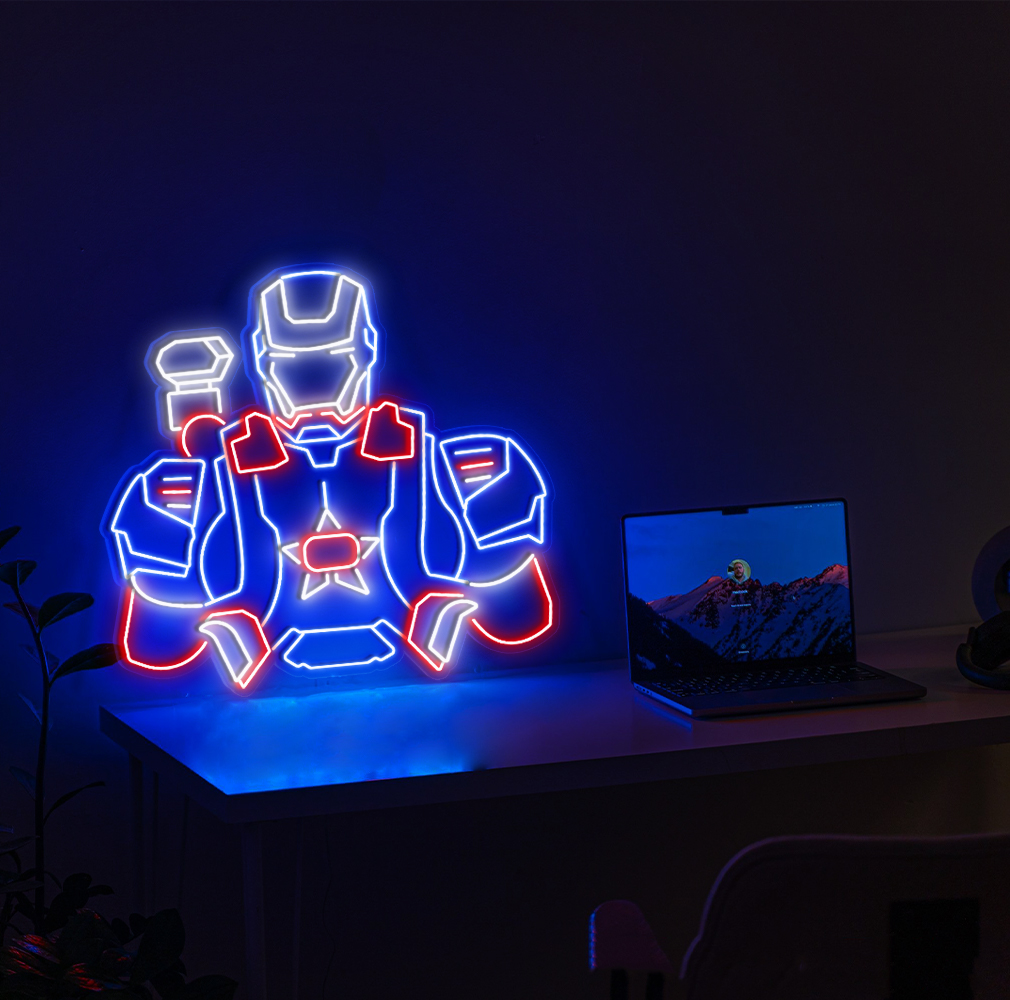 Iron Man Hero Neon Sign