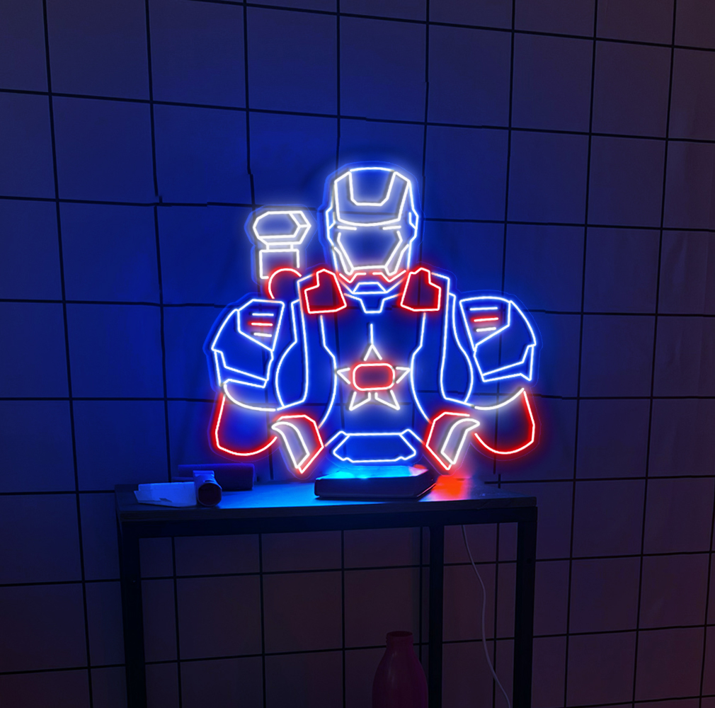 Iron Man Hero Neon Sign