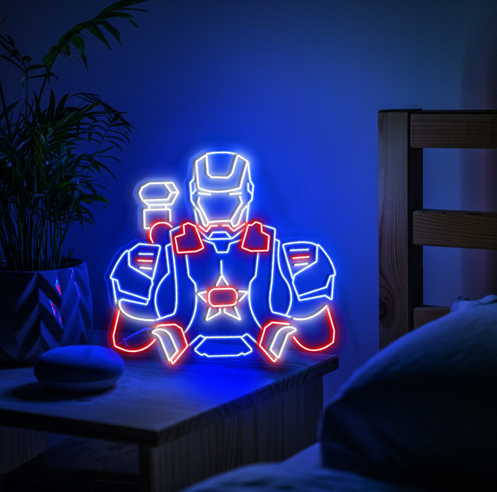 Iron Man Hero Neon Sign