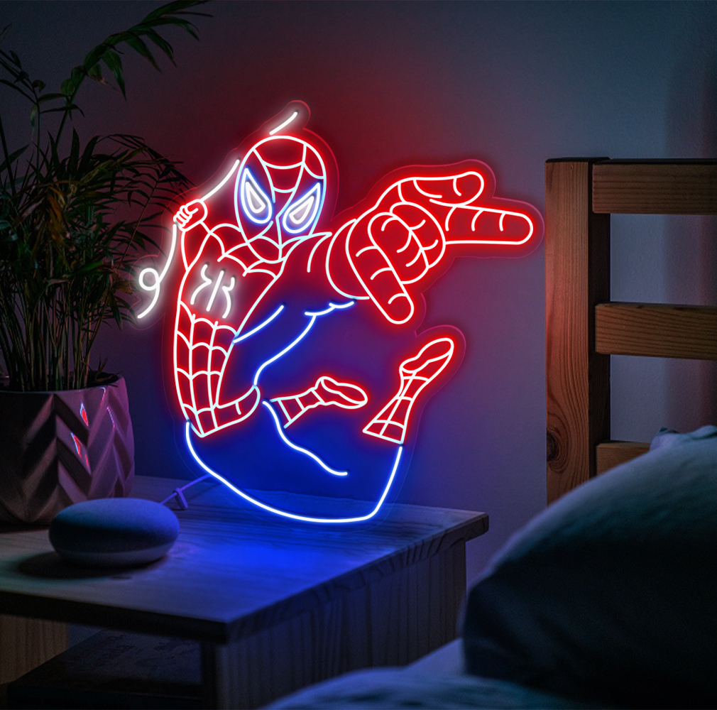 Splder Web Neon Sign