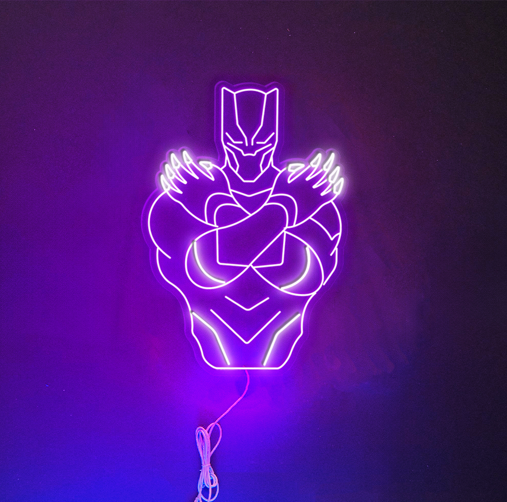 Marvél Hero Neon Sign