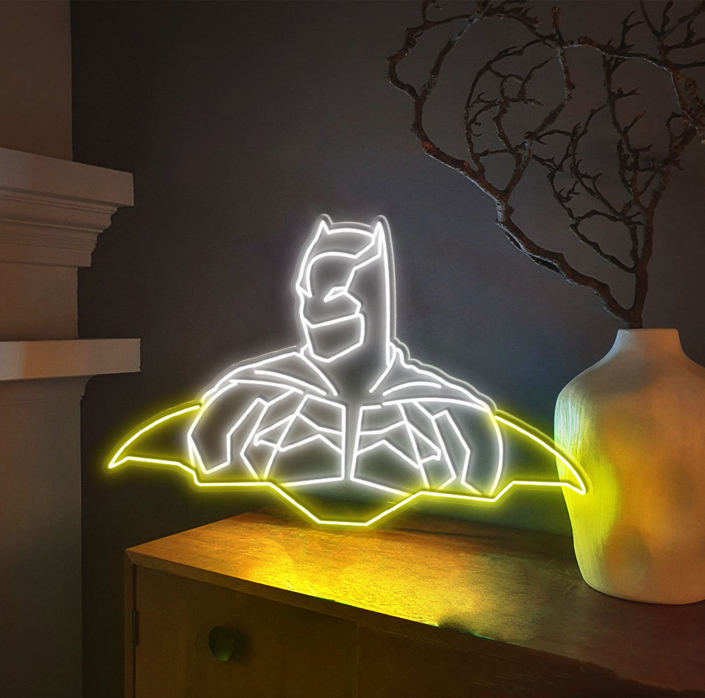 Bat Avenger Neon Sign