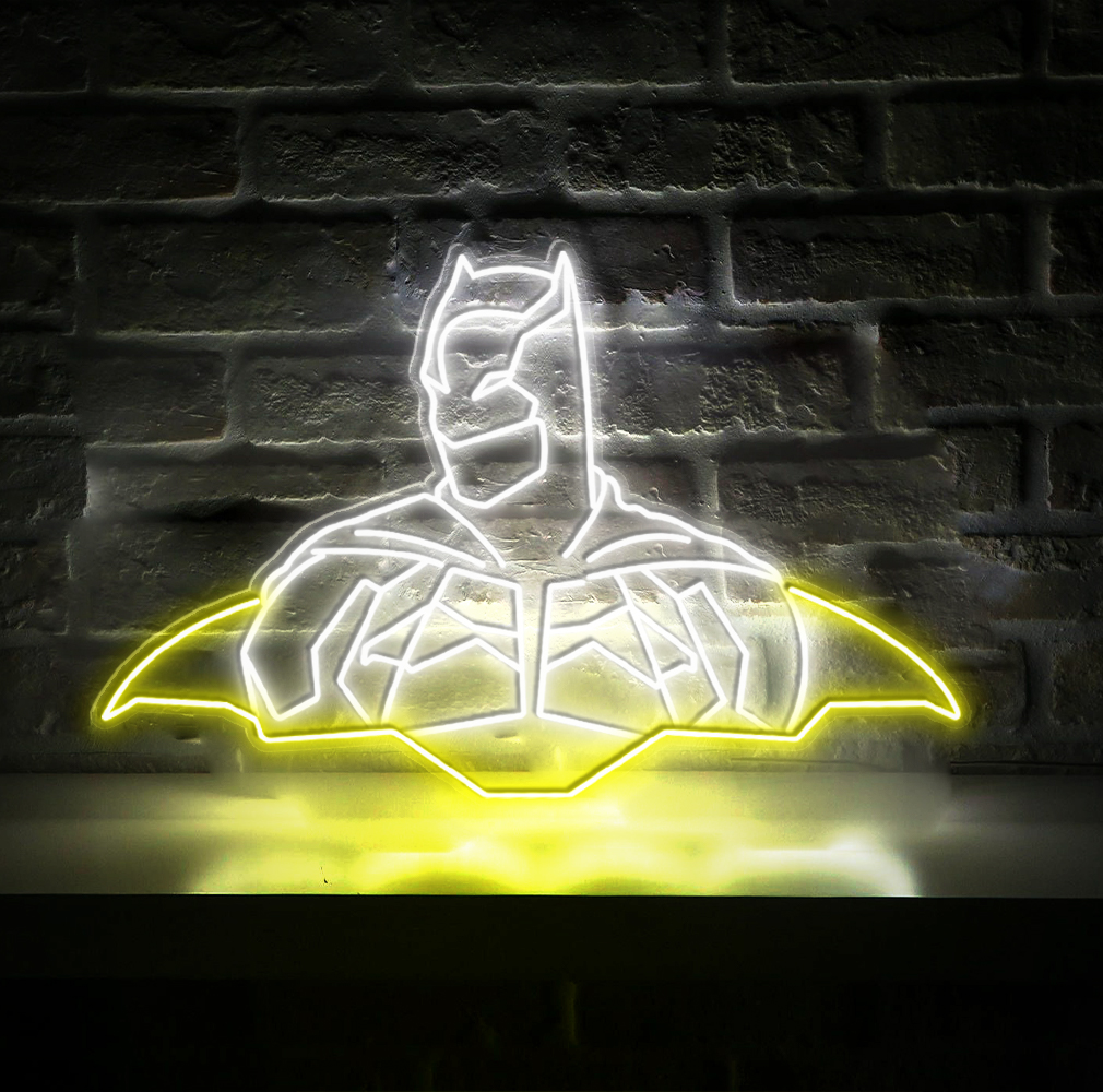 Bat Avenger Neon Sign