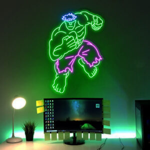 Hulk Hero Neon Sign