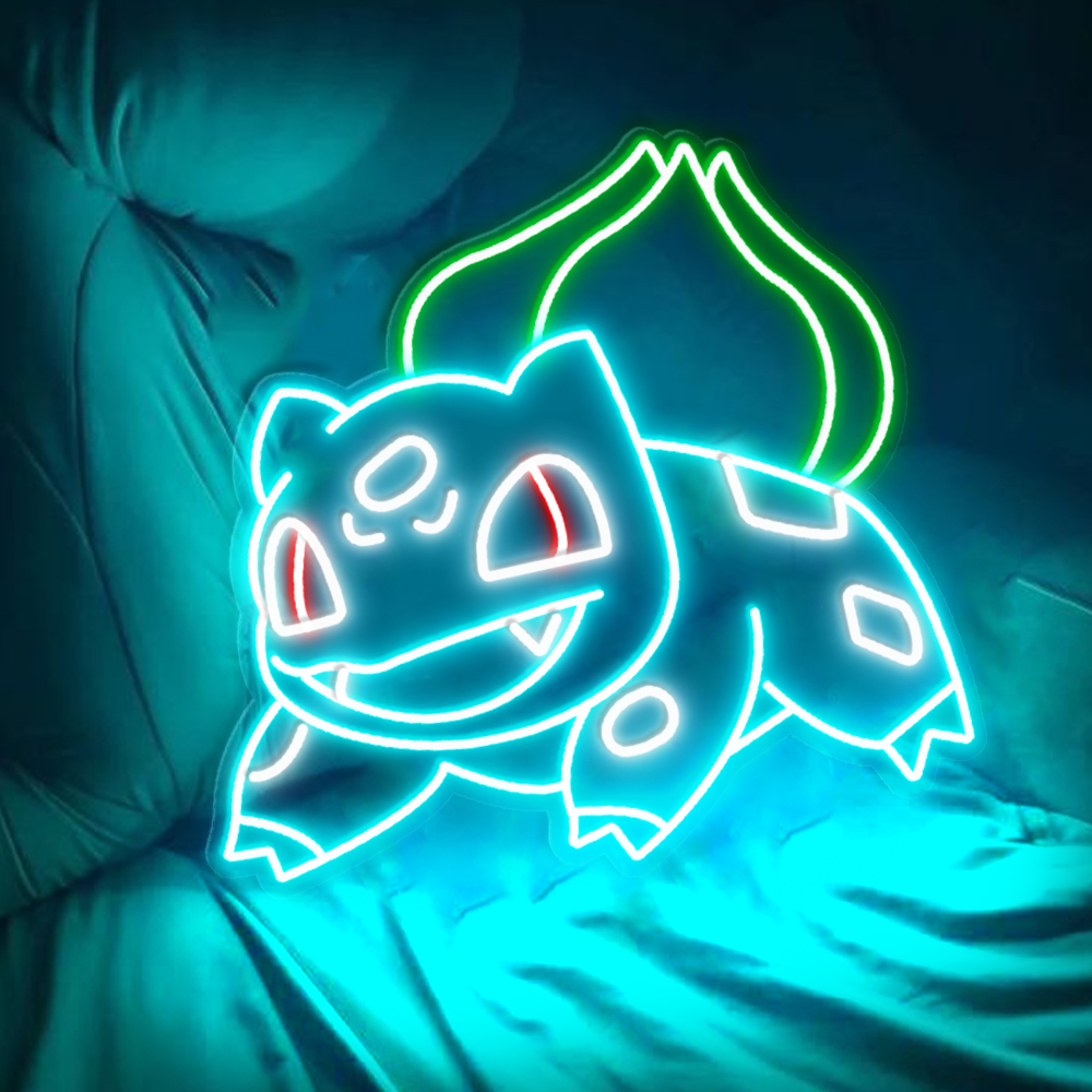 Pokemon Bulbasaur Neon Sign 2