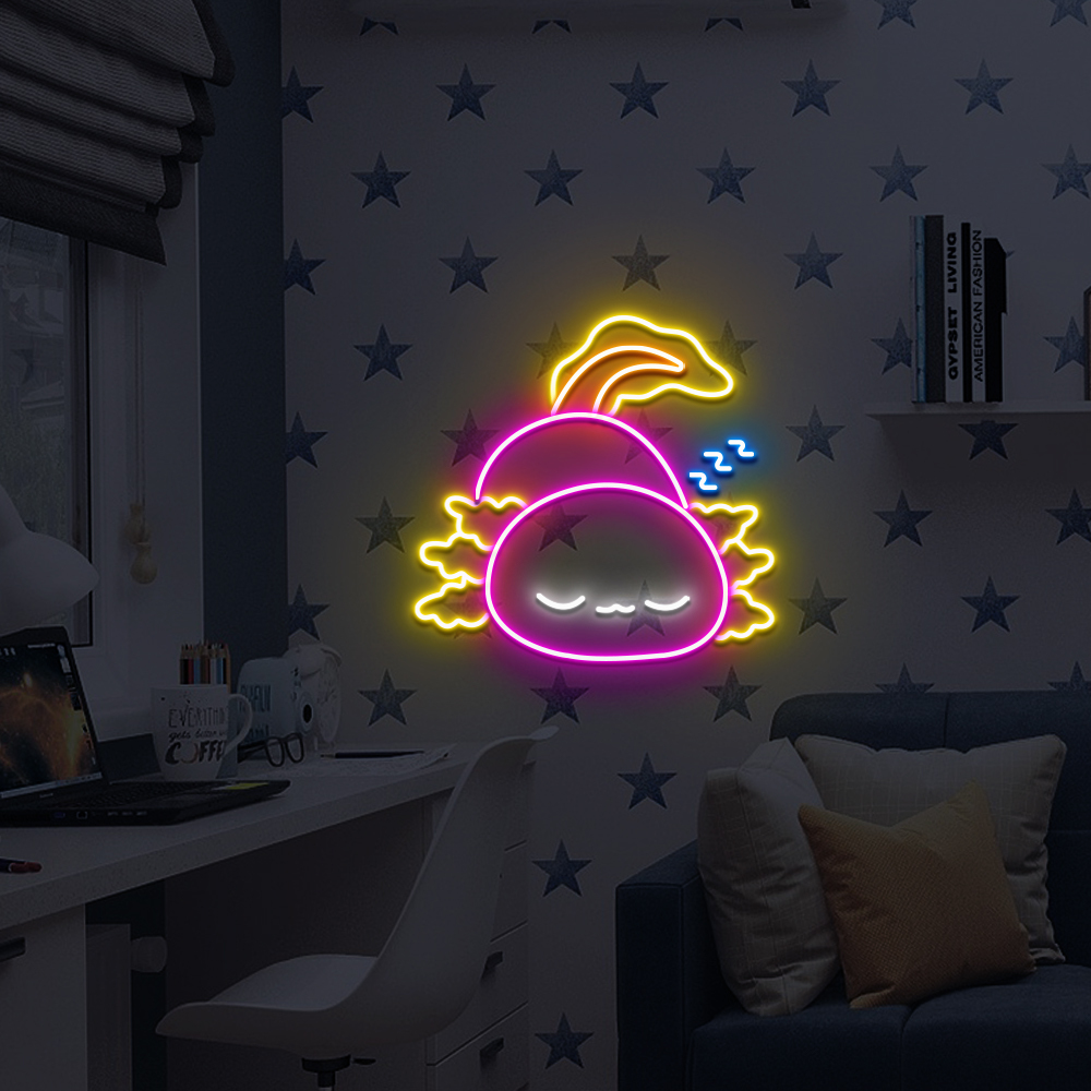 Cartoon Sleeping Neon Led Sign