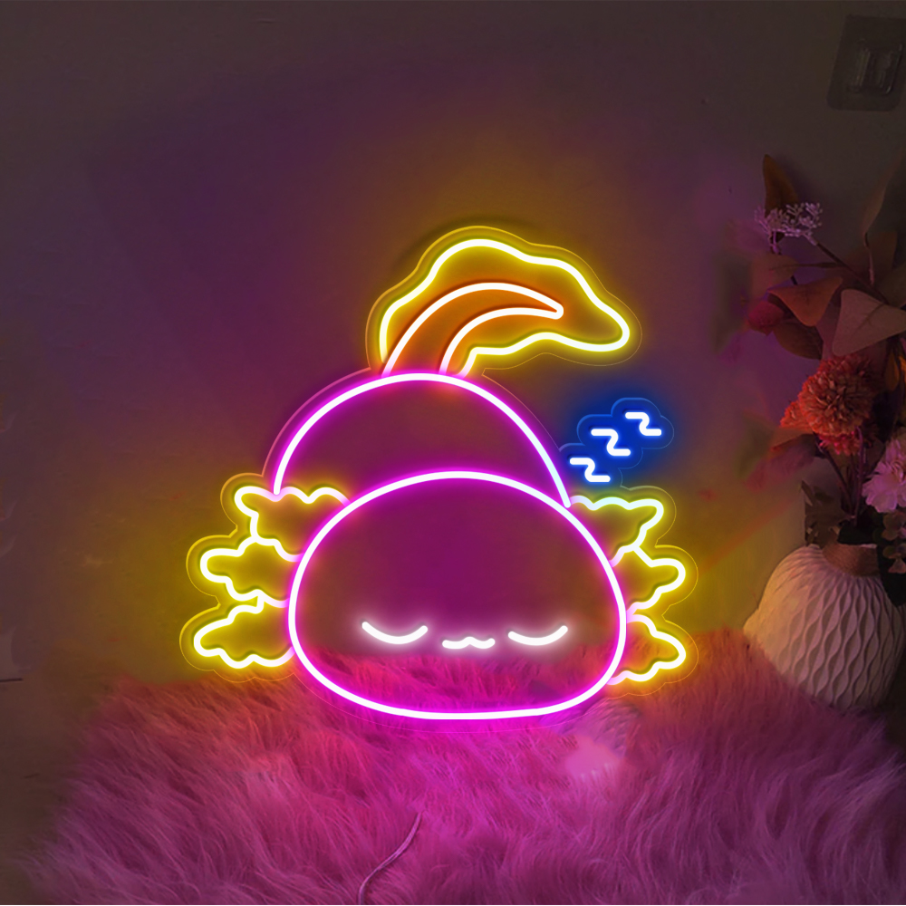 Cartoon Sleeping Neon Led Sign