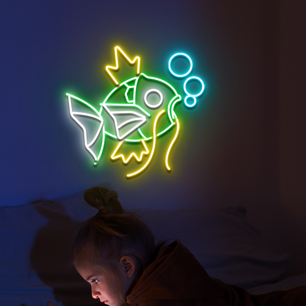 Poke Magi-karp Neon Sign
