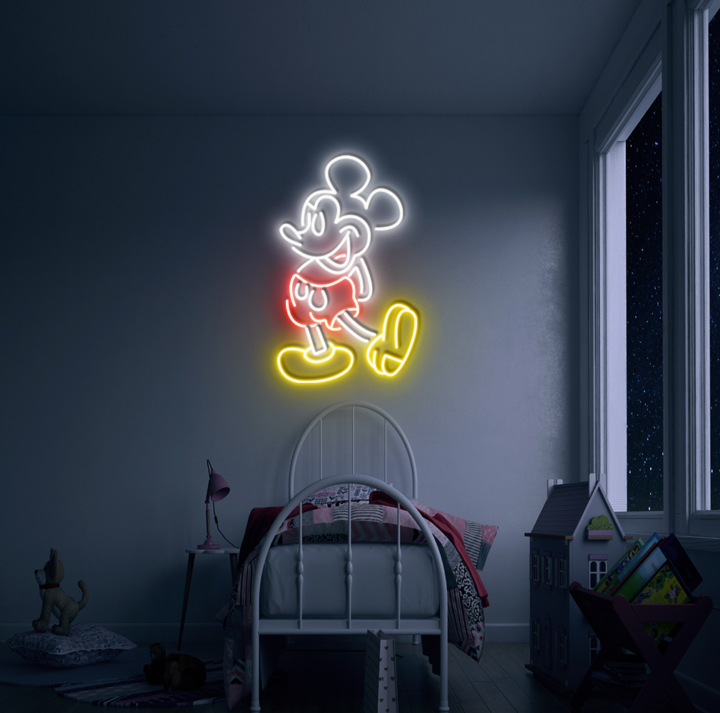 Disney Mickey Mouse Neon Led Sign