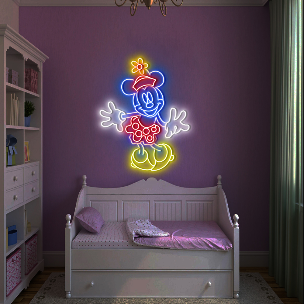 Disney Minnie Mouse Neon Led Sign