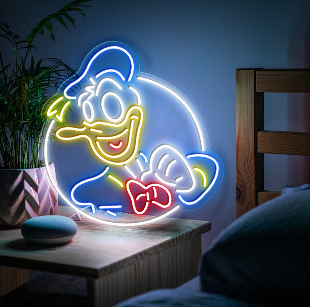 Donald Duck Disney Neon Led Sign