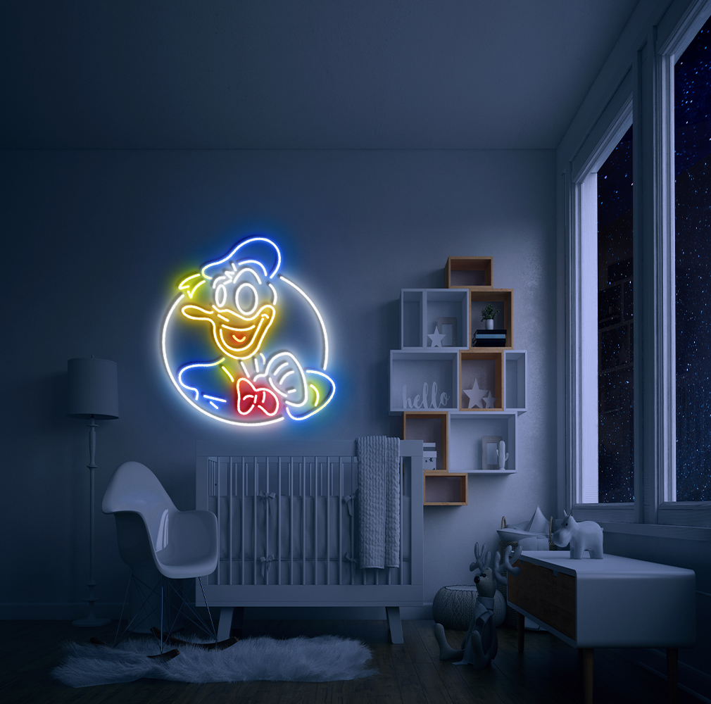 Donald Duck Disney Neon Led Sign