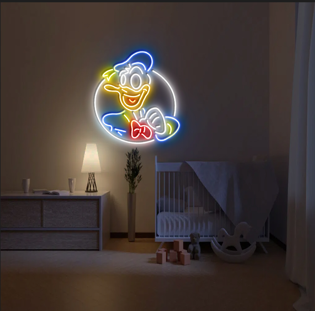 Donald Duck Disney Neon Led Sign