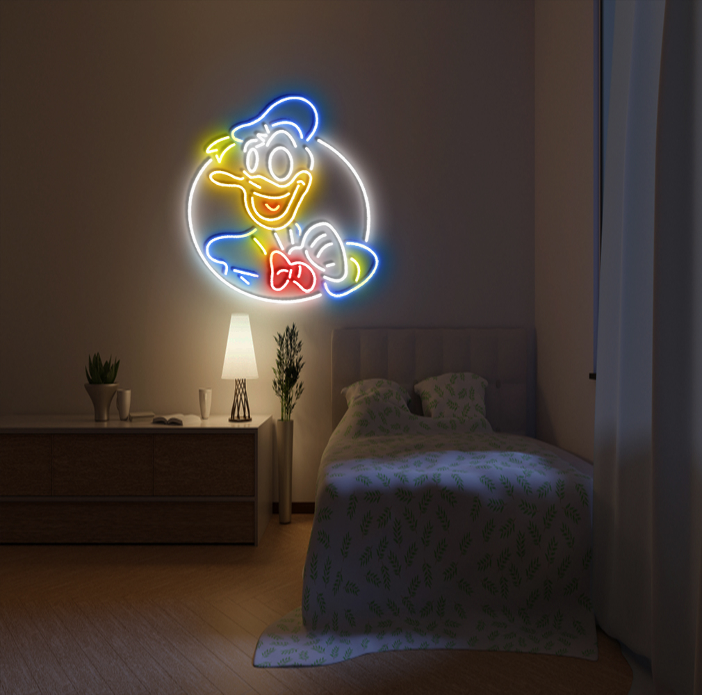Donald Duck Disney Neon Led Sign