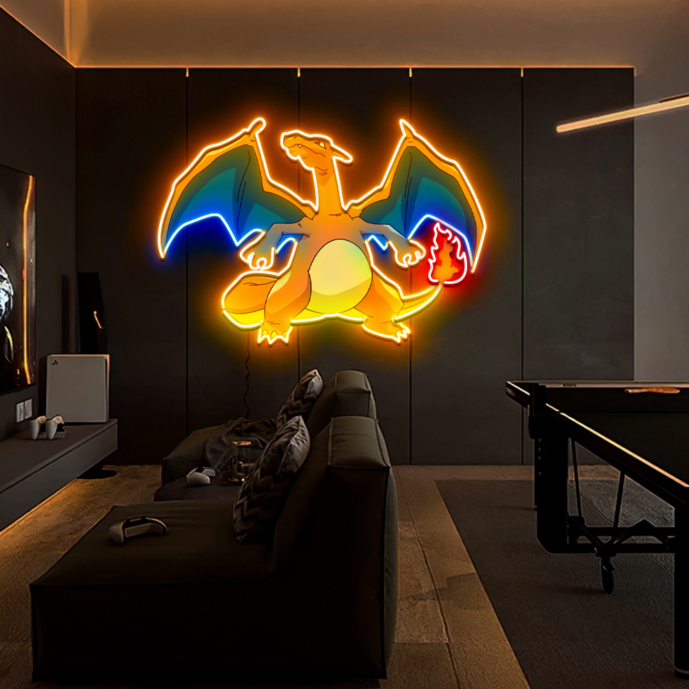 Charizard UV Sign