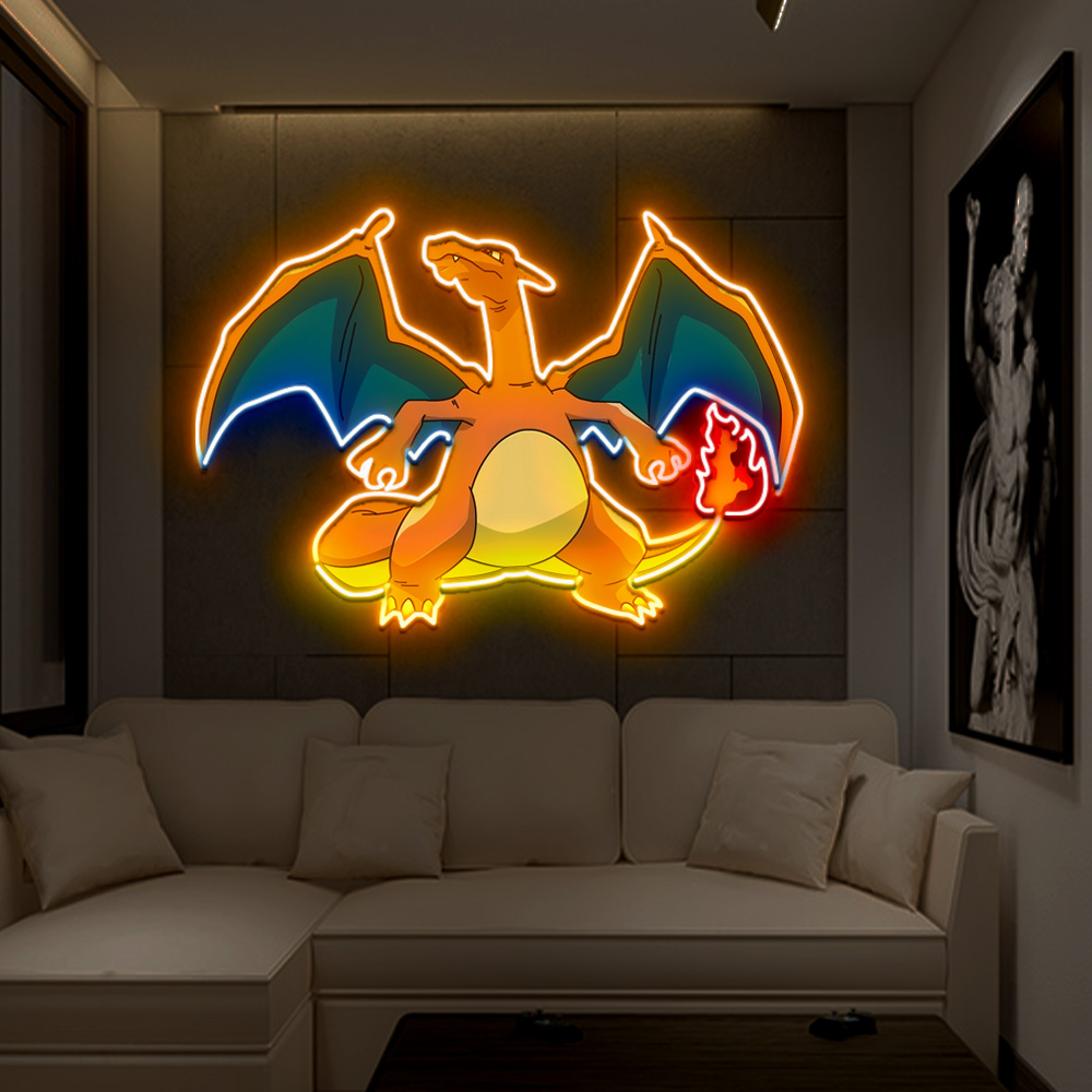 Charizard UV Sign