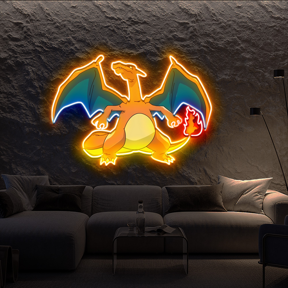 Charizard UV Sign